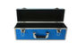 Blue Aluminum Hand Tool Case Fireproof 2mm Thickness EVA Inside 480 * 145 * 175mm